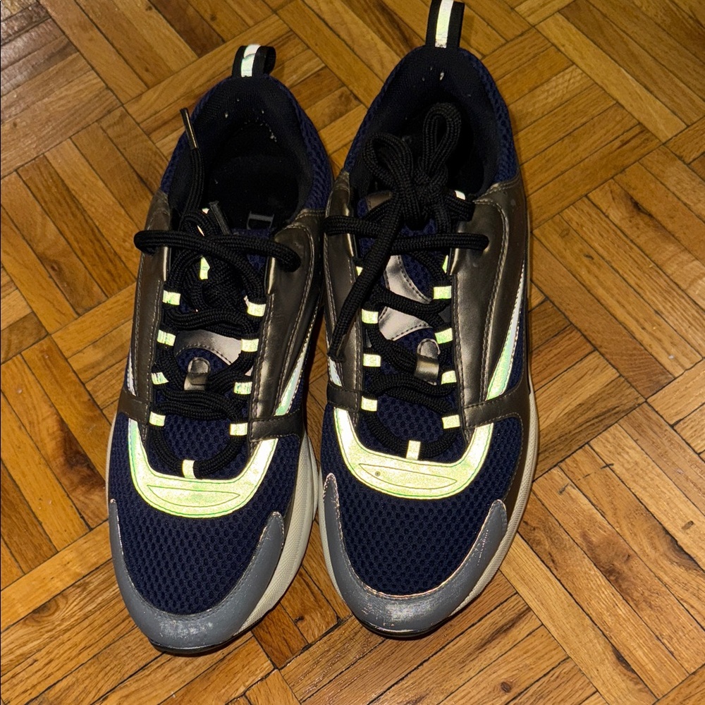 Dior Navy and Gray Sneakers - Picture 2 of 5